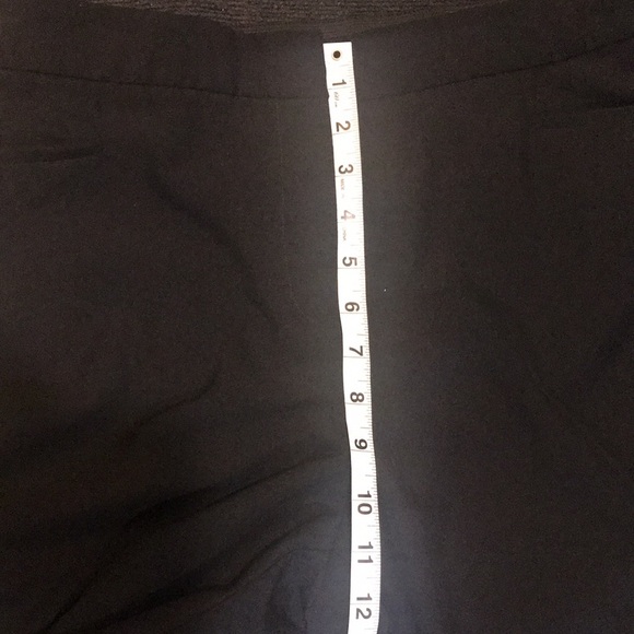 International Concepts Black Trousers w/Elastic Waist w/Zip and Front Pockets-12 - Picture 8 of 14